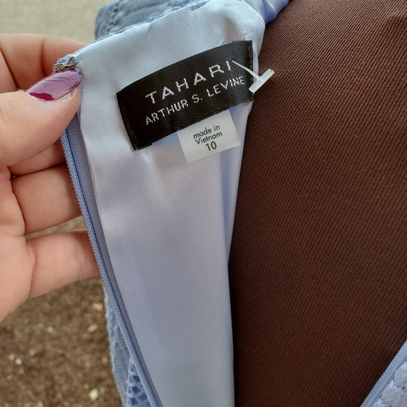 TAHARI CAP SLEEVE SHEATH DRESS SIZE10 - Picture 8 of 10